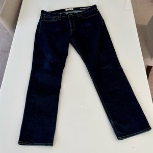 Men’s Madewell Straight Leg Jeans in Dark Denim - Size 36 W, 32 L